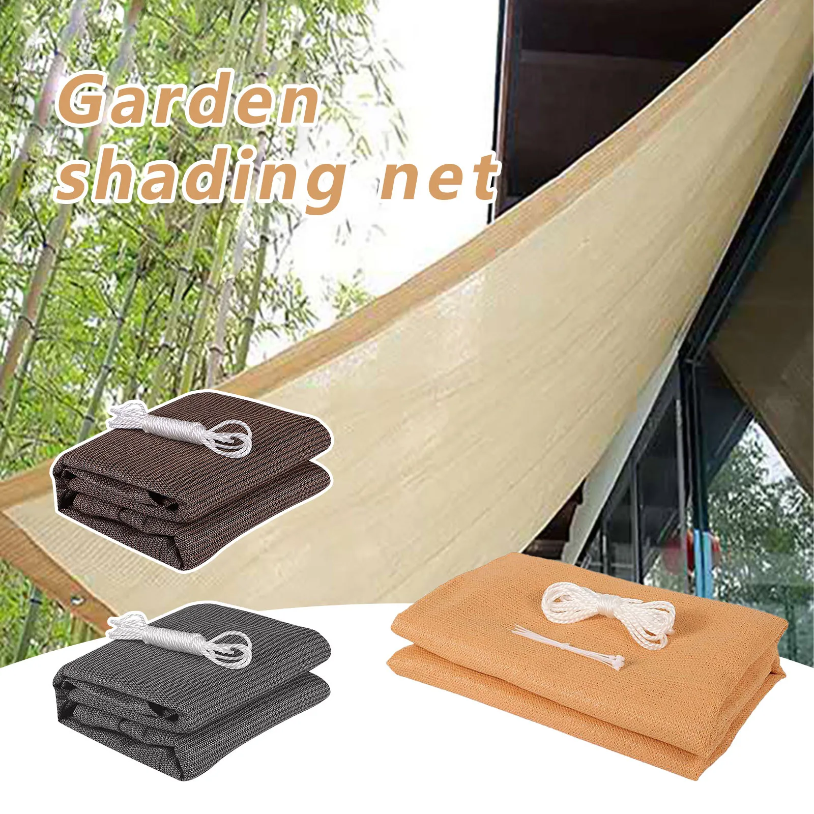 

3x3M Outdoor Shade Net Hdpe Breathable Sunshade Net For Garden Swimming Pool