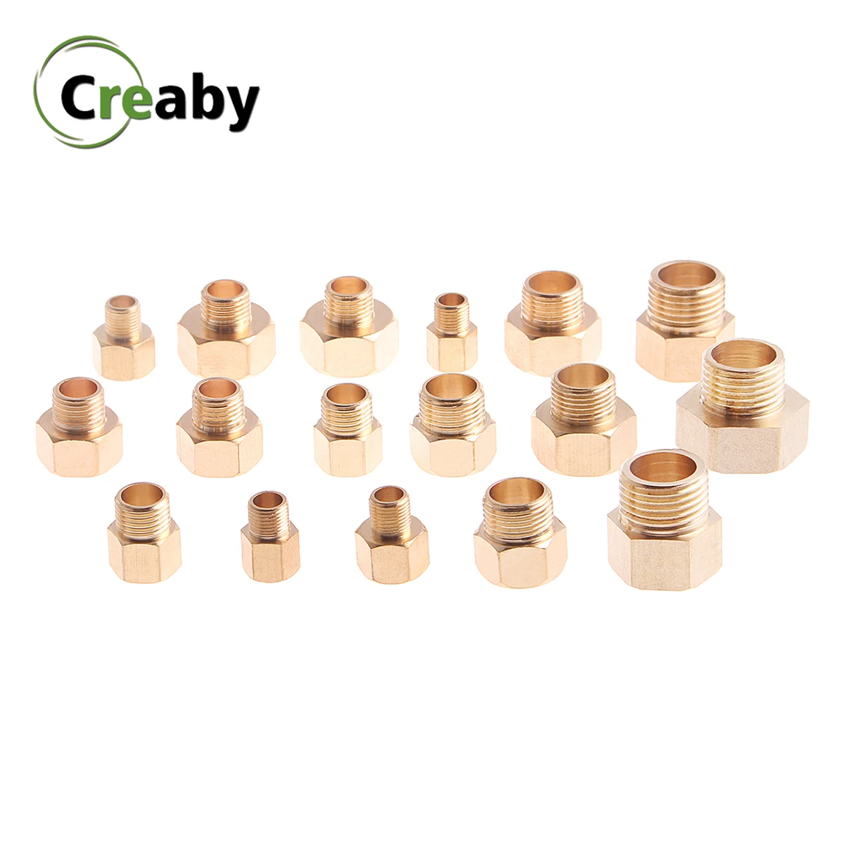 Медная M/F 1/8 &quot1/4&quot 3/8 &quot1/2&quot 3/4 &quotBSP Мужская и женская резьба латунная Трубная