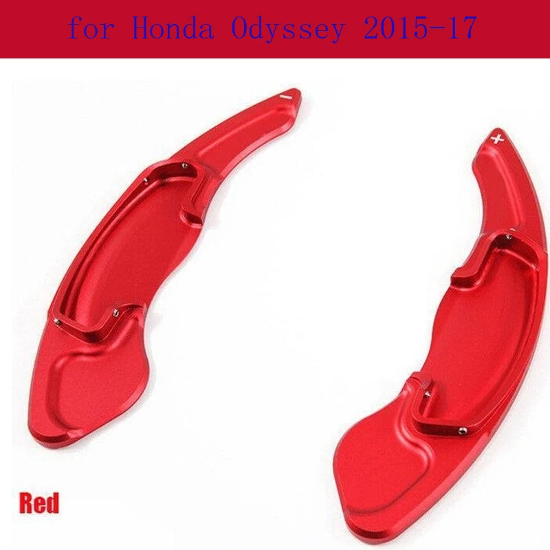 

Car Accessories 2PCS Quality Aluminum Alloy Steering Wheel Shift Paddle Shifter for Honda Odyssey 2015-17