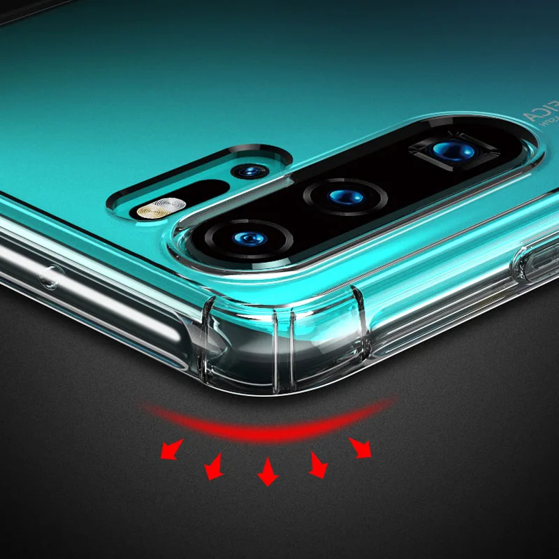 Прозрачный чехол для huawei p30 lite, чехол s для huawei p30 pro p 30 lite, светильник, силиконовый, ТПУ, противоударный чехол