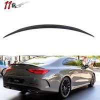 carbon fiber rear trunk spoiler for benz w257 cls260 cls300 cls350 2019 in forged carbon spoilers wing diffuser