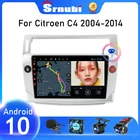 Автомагнитола 2 DIN на Android 10,0 для Citroen C4 C-Triumph C-four 2004-2014, мультимедийный видеоплеер, RDS стерео динамики Carplay
