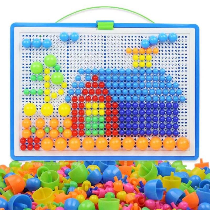 

296 шт./набор, Детский пазл-пазл с ногтями