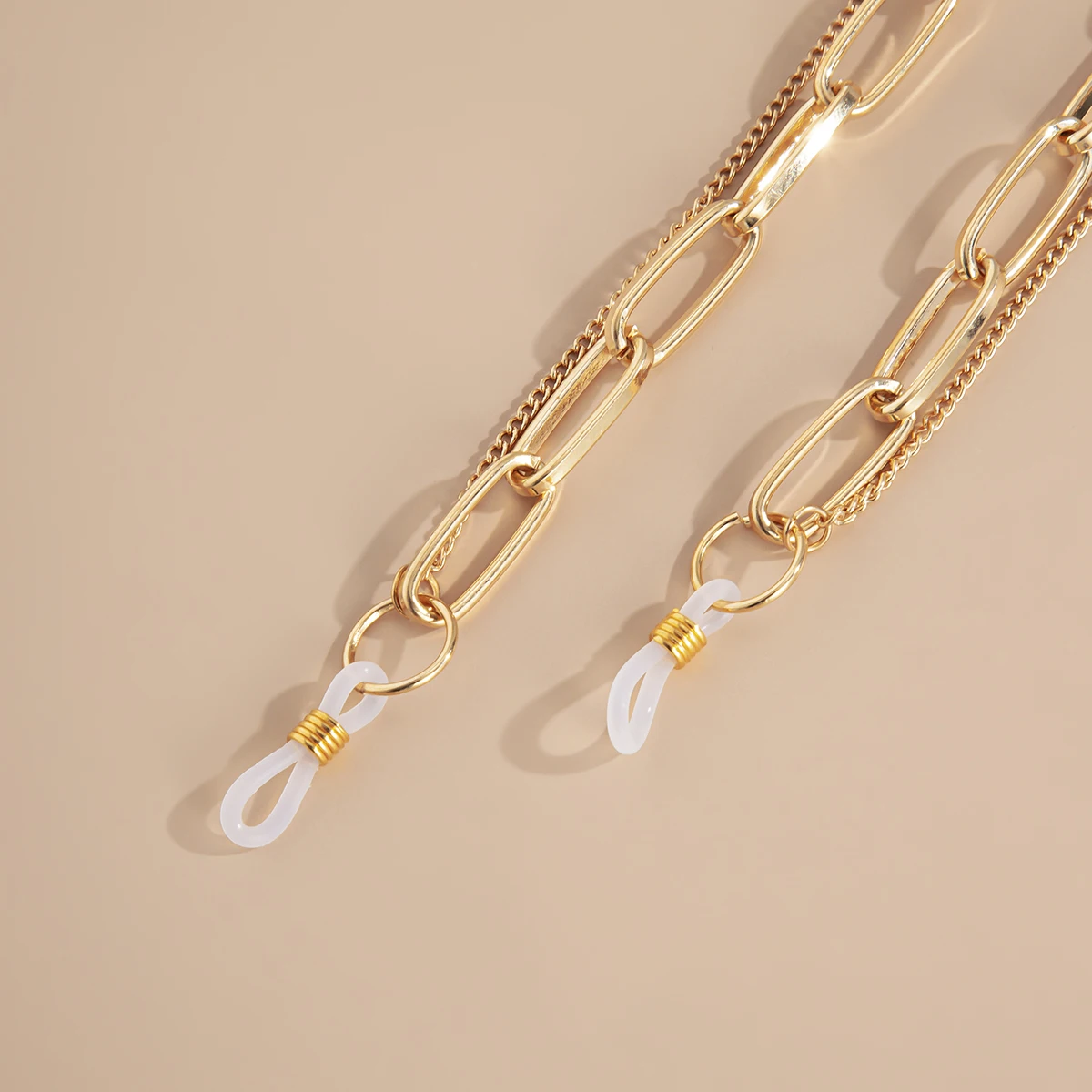 Женские очки для чтения с многослойной цепочкой массивные Нескользящие