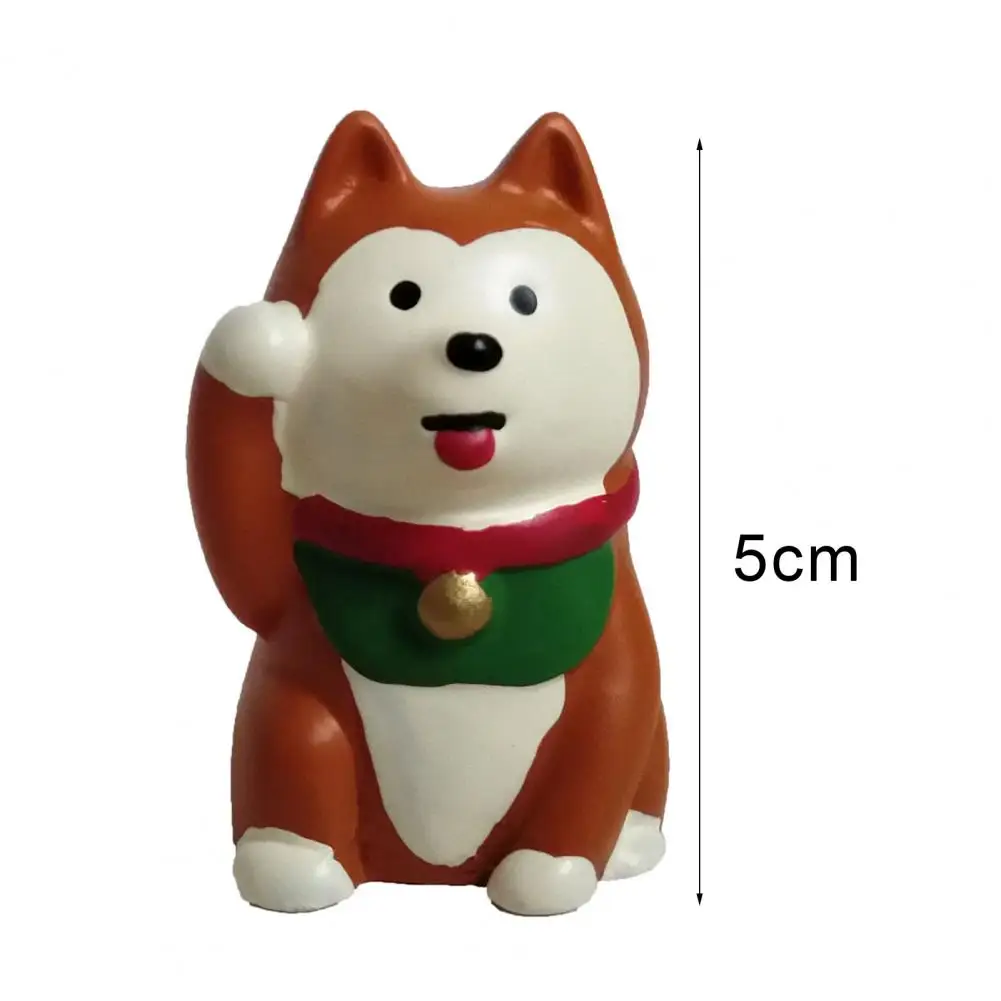 

Dog Figure Lovely Cartoon Shiba Inu Shaped Dog Resin Doll for Dinning Room Kids Educational Toys for Children Gifts