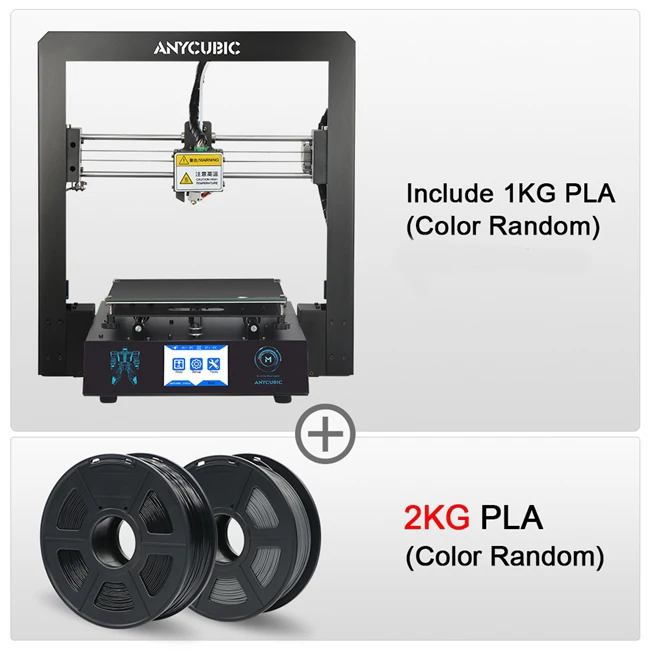 I3 Mega Add 2KG ANYCUBIC I3 Мега 3d принтер жесткая металлическая рамка размера плюс TFT сенсорный экран решетчатая платформа настольная насадка DIY Набор 3d Принтер Комплект - Цвет: I3 Mega Add 2KG