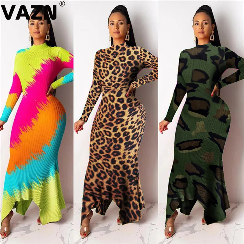 Красное платье-свитер с длинным рукавом и круглым вырезом | Женская одежда