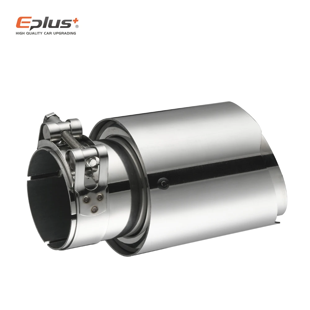 Наконечник глушителя EPLUS из нержавеющей стали для автомобиля универсальная