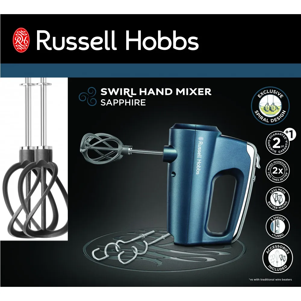 Миксер Russell Hobbs Swirl цвет сапфировый 25893 56|Миксеры| |