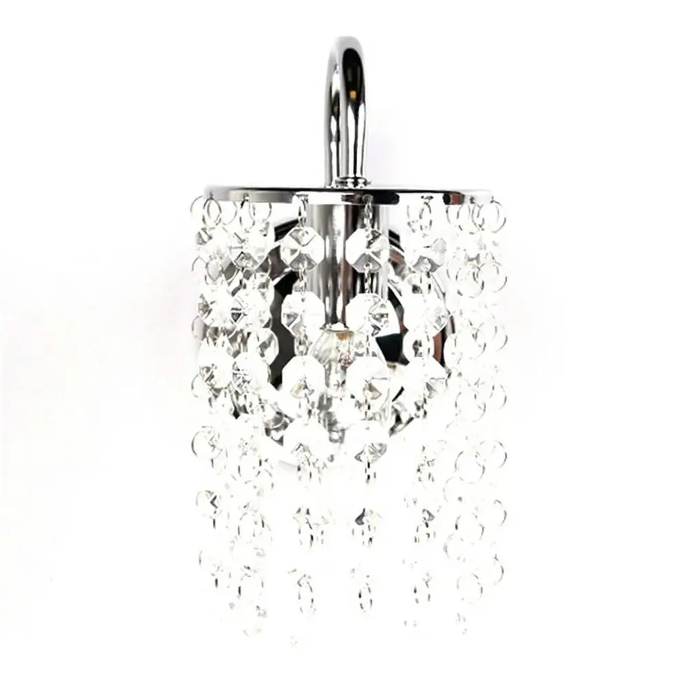 

Home Led Lamp Crystal Beaded Wall Lamp Bedroom Modern Creative Simple Bedside Lamp Suitable For Decoration & Lighting