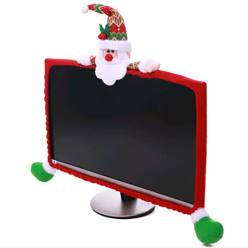 2019 Рождественское украшение телевизионная рамка Санта снеговик олень дисплей