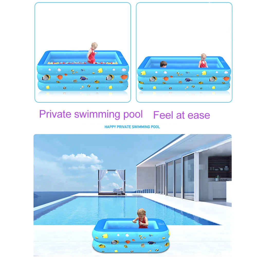 Детская ванна для детского домашнего использования детский надувной летний