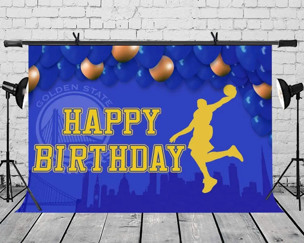 

Фон для фотосъемки детей мальчиков на день рождения принадлежности для вечеринки Королевский синий воздушный шар фон фото плакат студийны...