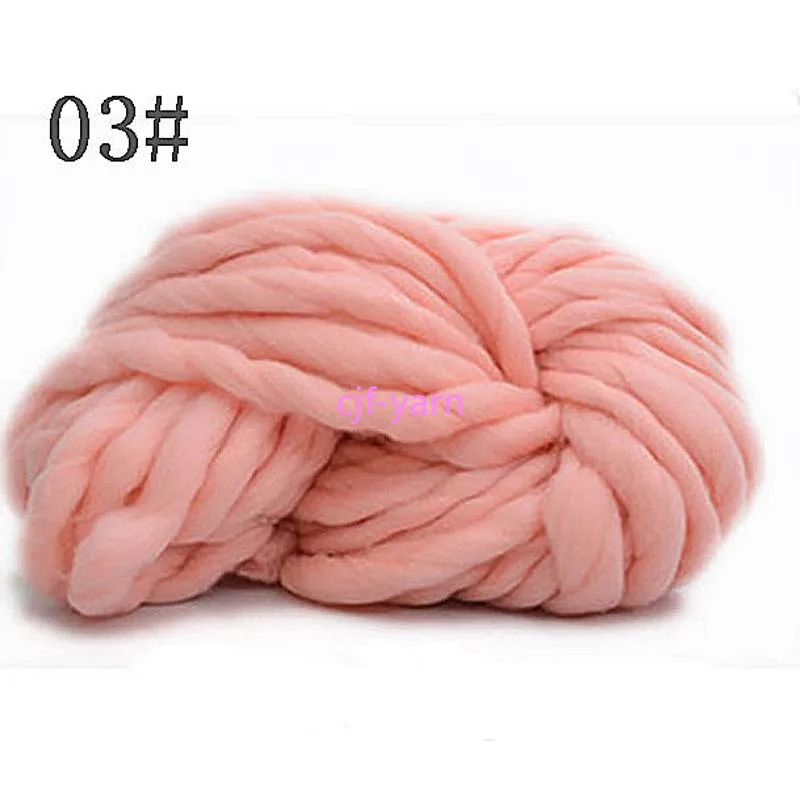 Оптовая продажа супермягкая пряжа для вязания крючком шарф толстая шапка ручная