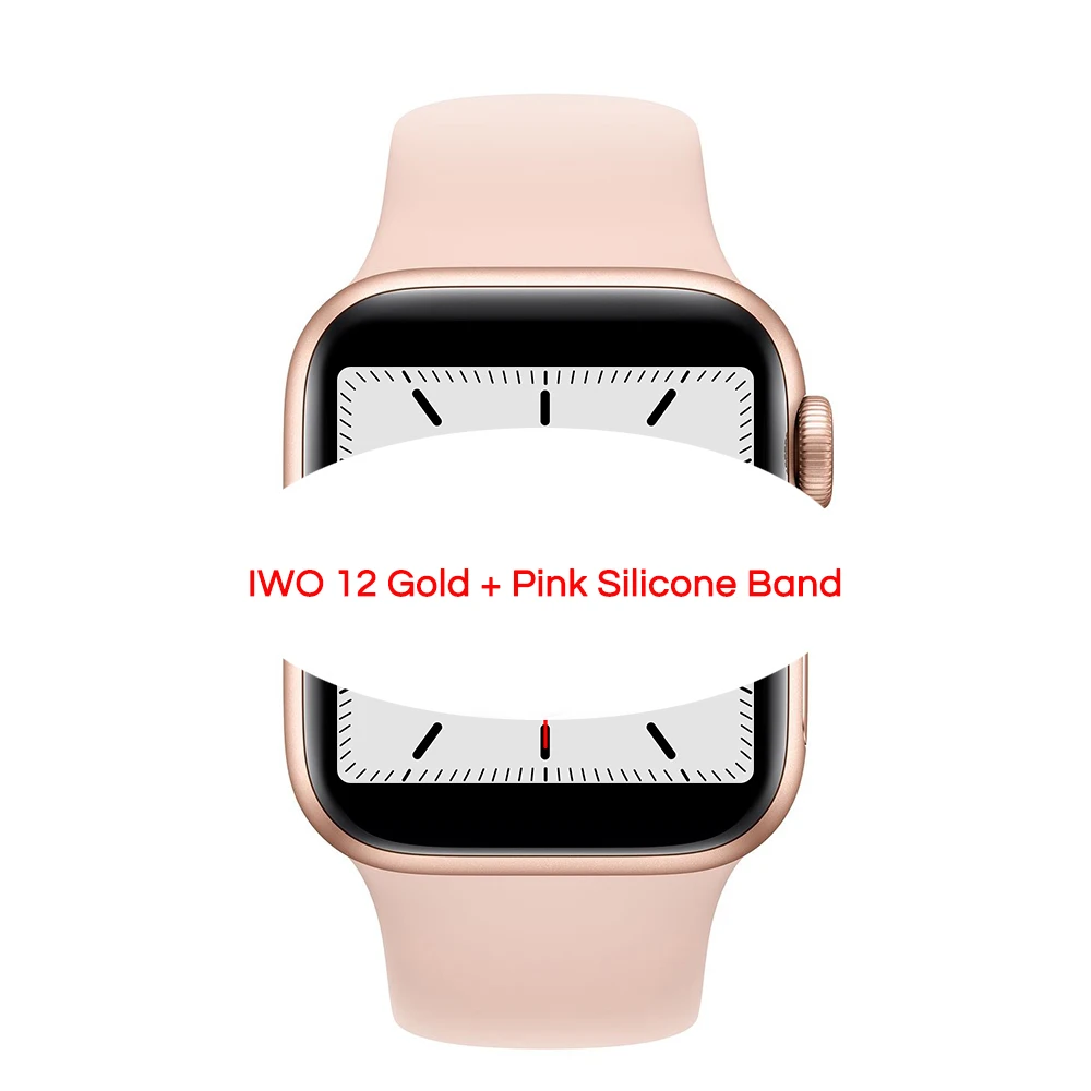 IWO 12 Bluetooth Смарт часы IWO12 40 мм 44 серия 5 W55 1:1 чехол для IOS Android сердечного ритма ЭКГ IP68