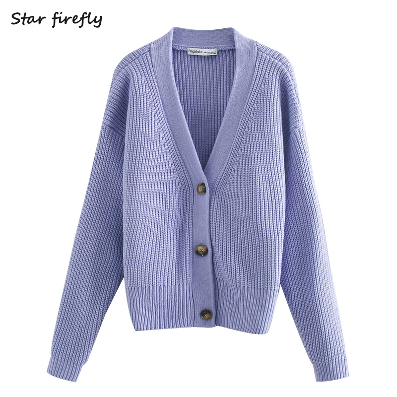 Звездный модный кардиган Za для женщин весна 2020 новое повседневное тонкое