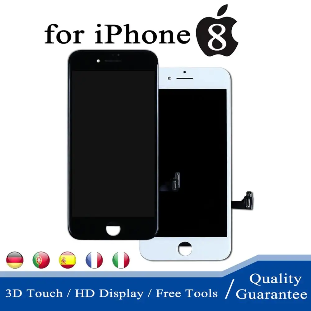 Сменный ЖК-дисплей для iPhone 8 с 3D сенсорным экраном дигитайзер в сборе дисплей