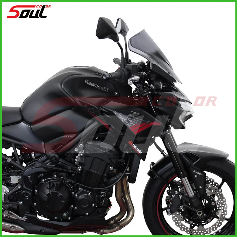 

Motorcycle Sports Windshield Visor WindScreen Viser Fits For KAWASAKI Z900 2020 2021 Double Bubble