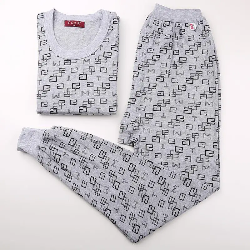 

Men's thermal underwear suits, cotton sweaters, men's autumn clothes, long trousers, cotton basic underwear, thin section