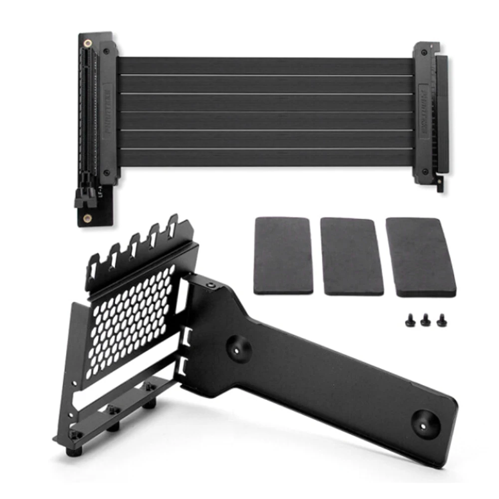 

Universal Multifunctional With 220mm Flat Line Vertical GPU Bracket Anti-interference Metal Shockproof Mount PCIe Slot Stand