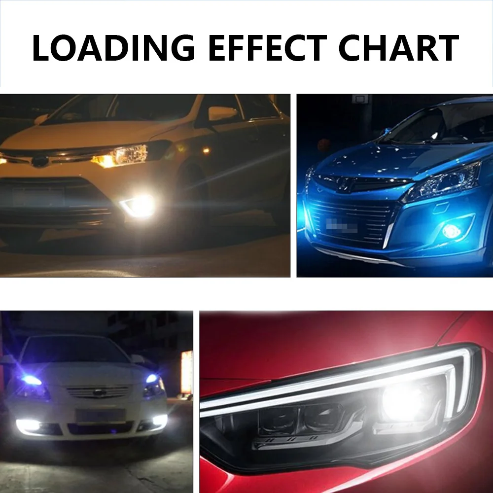 2 шт. автомобисветодиодный светодиодные лампы H4 CSP для Ford Focus 3 Mk2 Fiesta Fusion VW Polo Golf 7 4 6