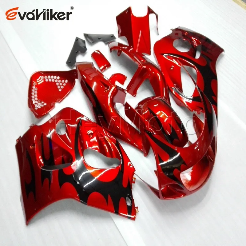 Full fairing kits for GSXR600750 1996 1997 1998 1999 2000 red flames GSXR 600 96 97 98 99 00 ABS plastic panels kit | Автомобили и
