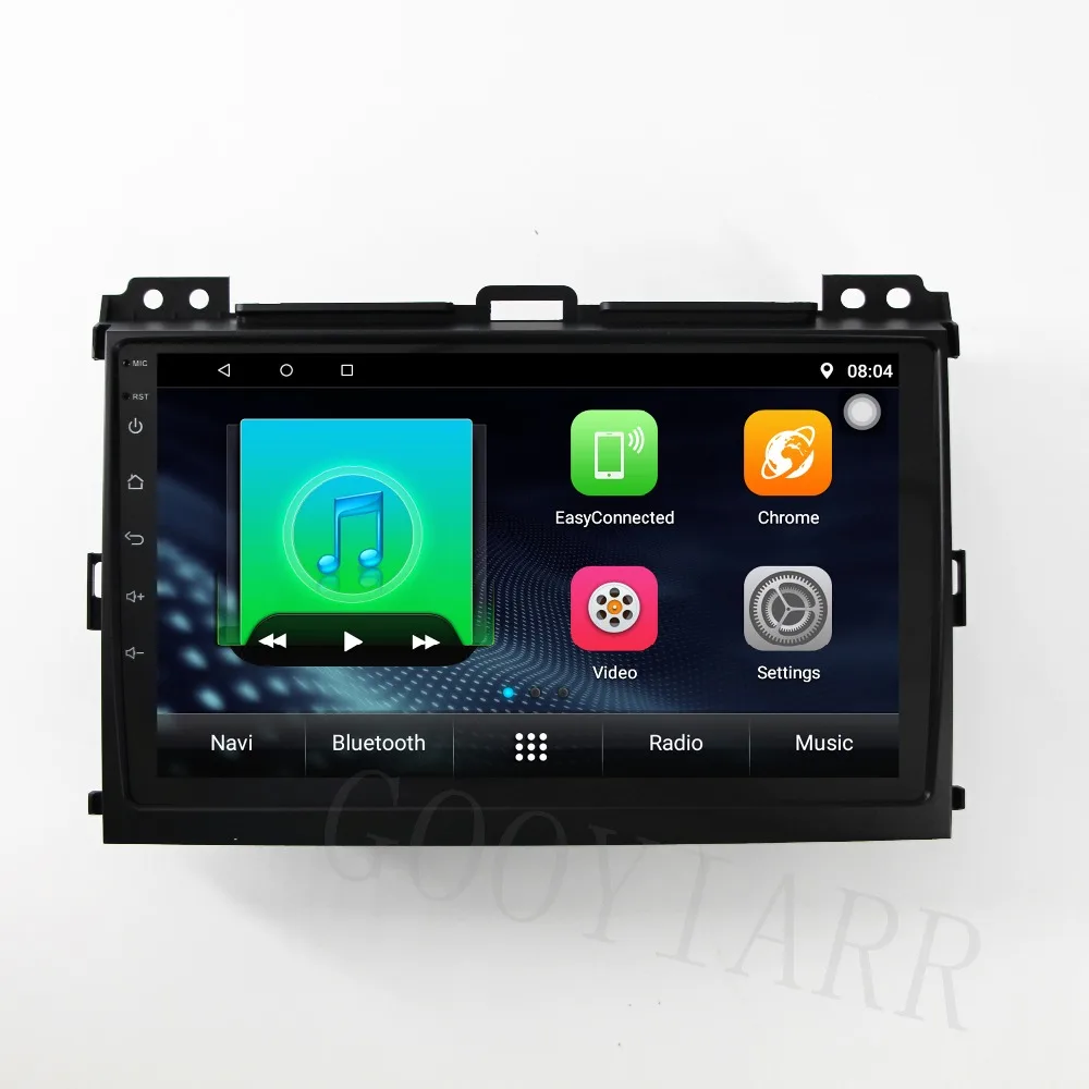 9 дюймовый HD Android GPS навигация мультимедийный плеер для toyota Prado 2004/2005/2006/2007/2008/2009 с