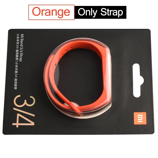 Orange Xiao mi Band 4 ремешок сменный силиконовый браслет Xiao mi Band 4 mi Band 4 mi Band 4 розовый ремешок на запястье для Xiao mi - Цвет: Orange