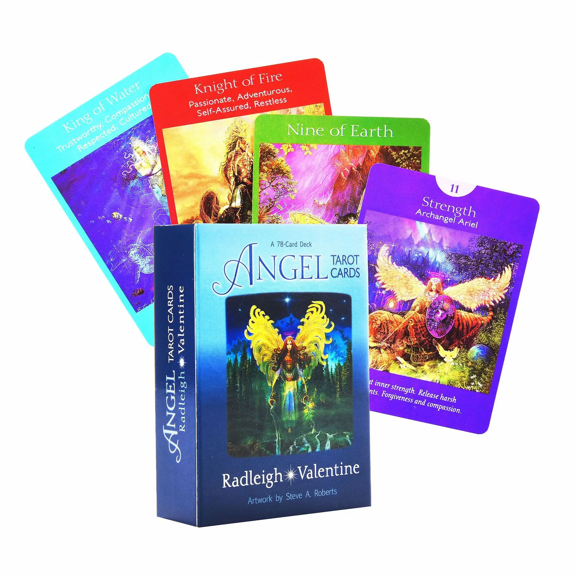 78 Pcs /set Angel Tarot Cards Deck Table Board Game Card For Divination Playing altar Games | Спорт и развлечения