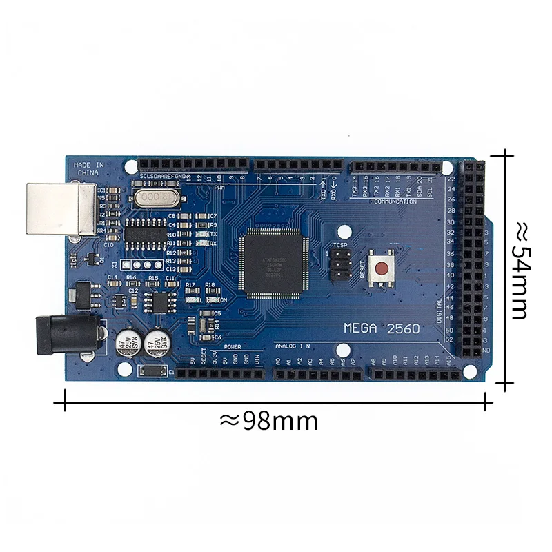 Tenstar Robot MEGA2560 R3 MEGA2560(ATmega2560-16AU CH340G) USB Совместимость Мега 2560