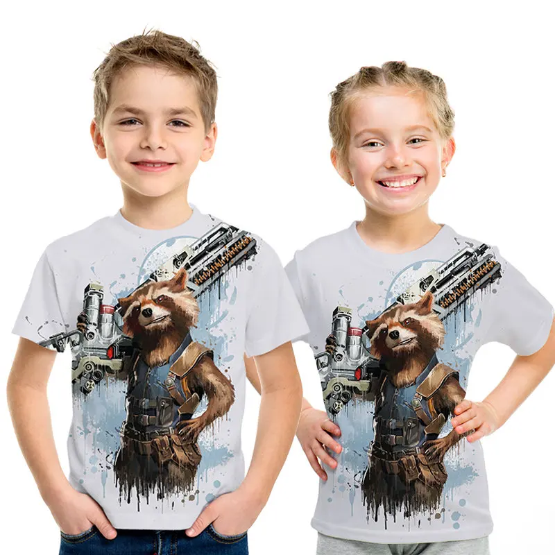 Футболка с 3d Цифровым принтом супергерой Маус Детская футболка для мальчиков