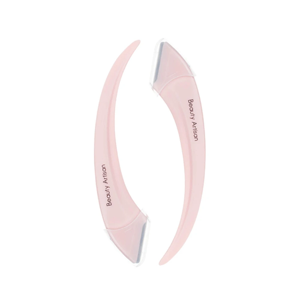 

2pc/set Macro mini eyebrow trimmer meniscus-shaped small waist eyebrow trimmer eyebrow razor travel student home eyebrow trimmer