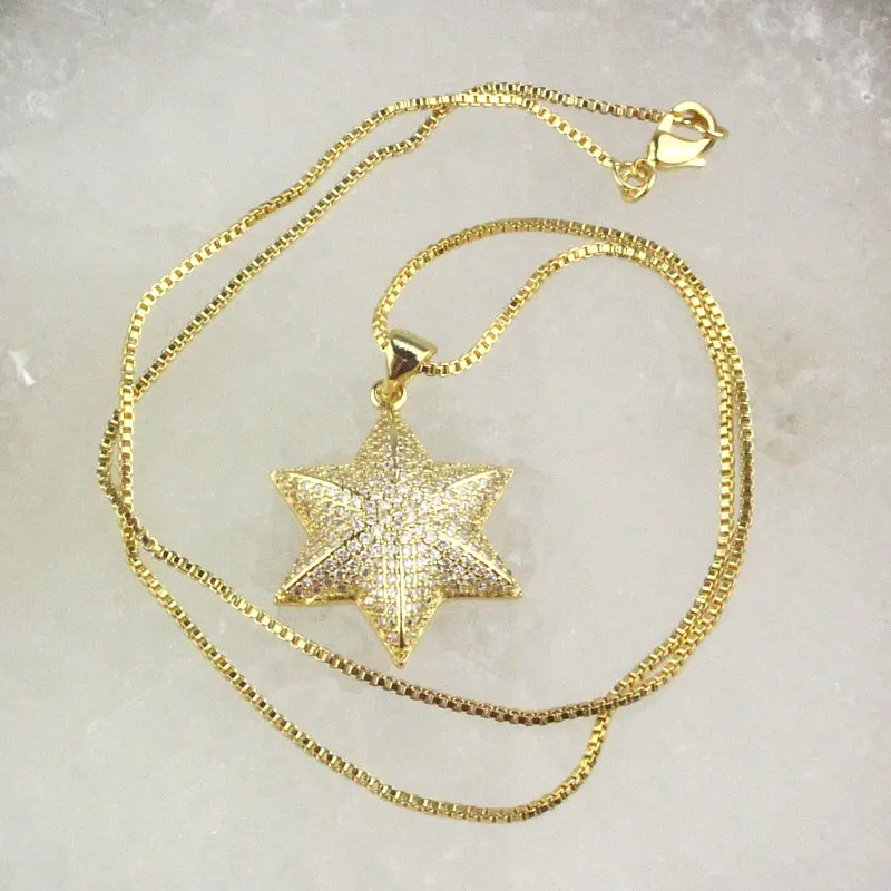 Ожерелье 16 дюймов 10 шт./лот новый дизайн ожерелье с кубическим цирконием в форме