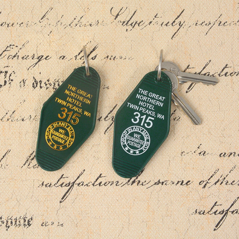 Брелок для ключей ТВ-шоу Twin пикс зеленый призматический акриловый брелок большой