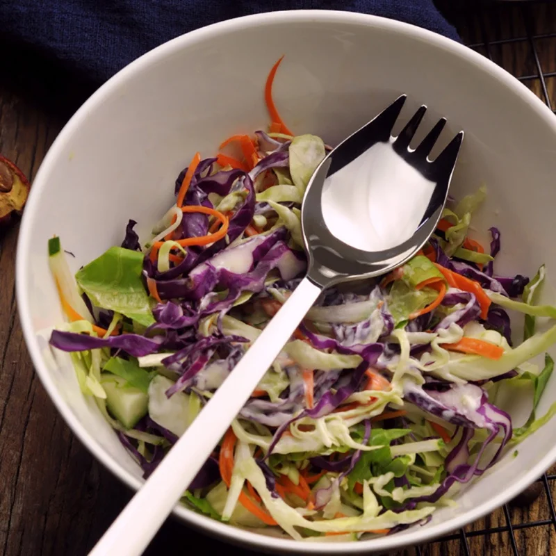 Вилка-ложка из нержавеющей стали для фруктов и салатов | Дом сад