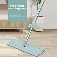 self wringing magic mop free hand washing flat mop automatic spin 360 rotating wooden floor mop cleaner lazy household cleaning