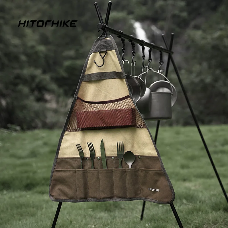 Сумка для штатива Hitorhike многофункциональная холщовая кемпинга пикника посуда