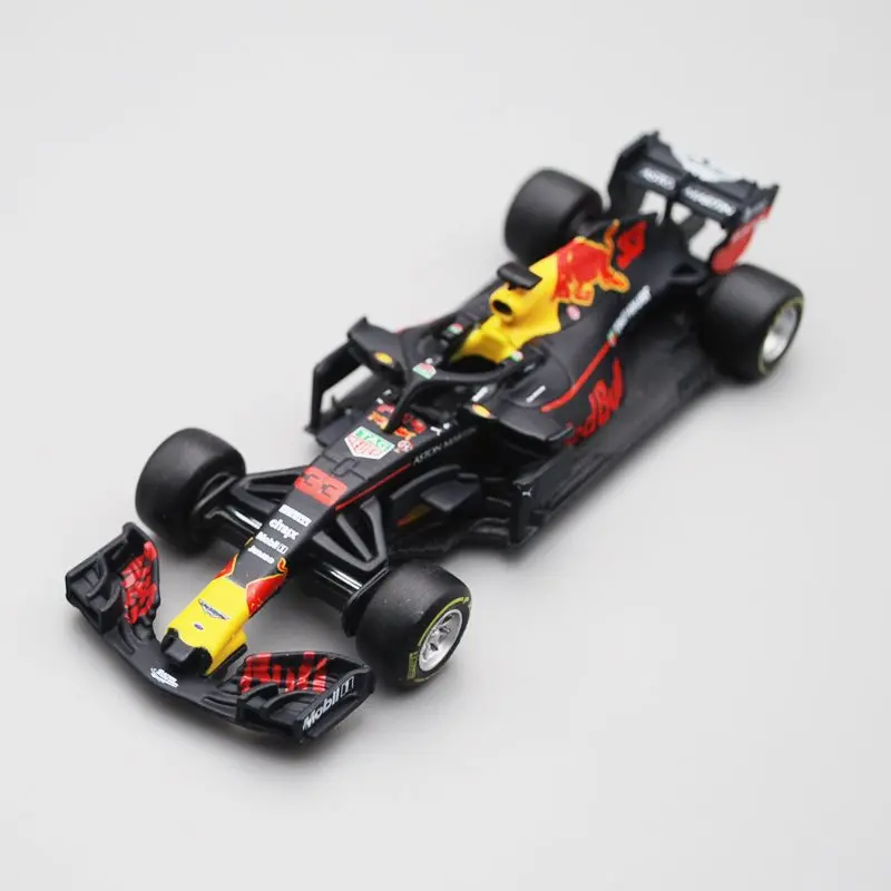 Bburago 1/43 1:43 SF90 Ferrari Leclerc Vettel No5 No16 F1 формула 1 гоночный автомобиль литье под давлением дисплей пластиковая модель детская игрушка - Цвет: 2018 Verstappen No33