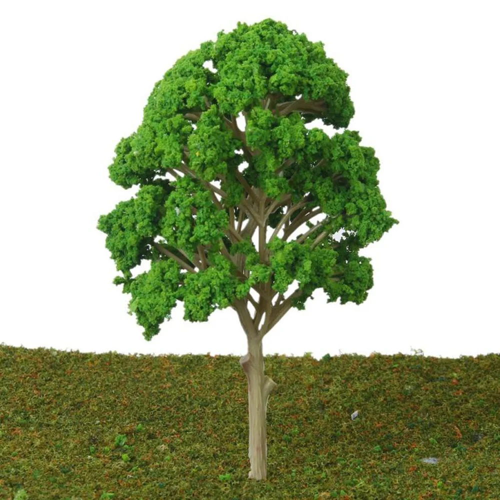 

Green Model Trees For Railway Train Park Landscape Decoration Accessories 5pcs