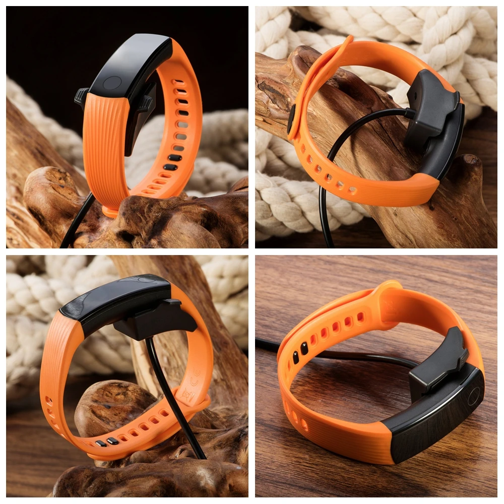 1 шт. Новое поступление черные Смарт часы с зарядным usb кабелем док станция для