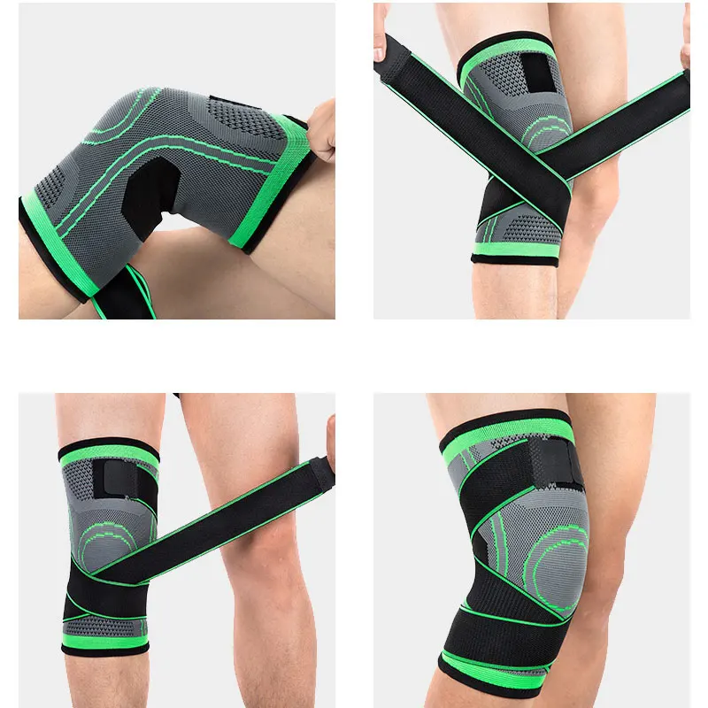 1 шт. наколенник эластичный бинт под давлением наколенники Поддержка протектор