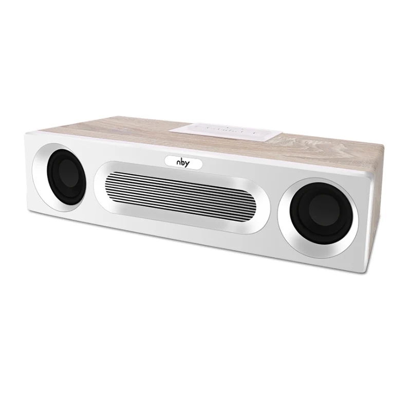White NBY 5590 портативный bluetooth-динамик 20 Вт система звуковая система 3D стерео музыка объемный сабвуфер беспроводной динамик s для компьютера - Цвет: White