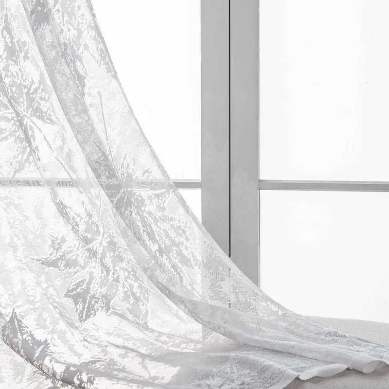 Новинка длинное платье с длинным рукавом прозрачные Шторы s для Гостиная
