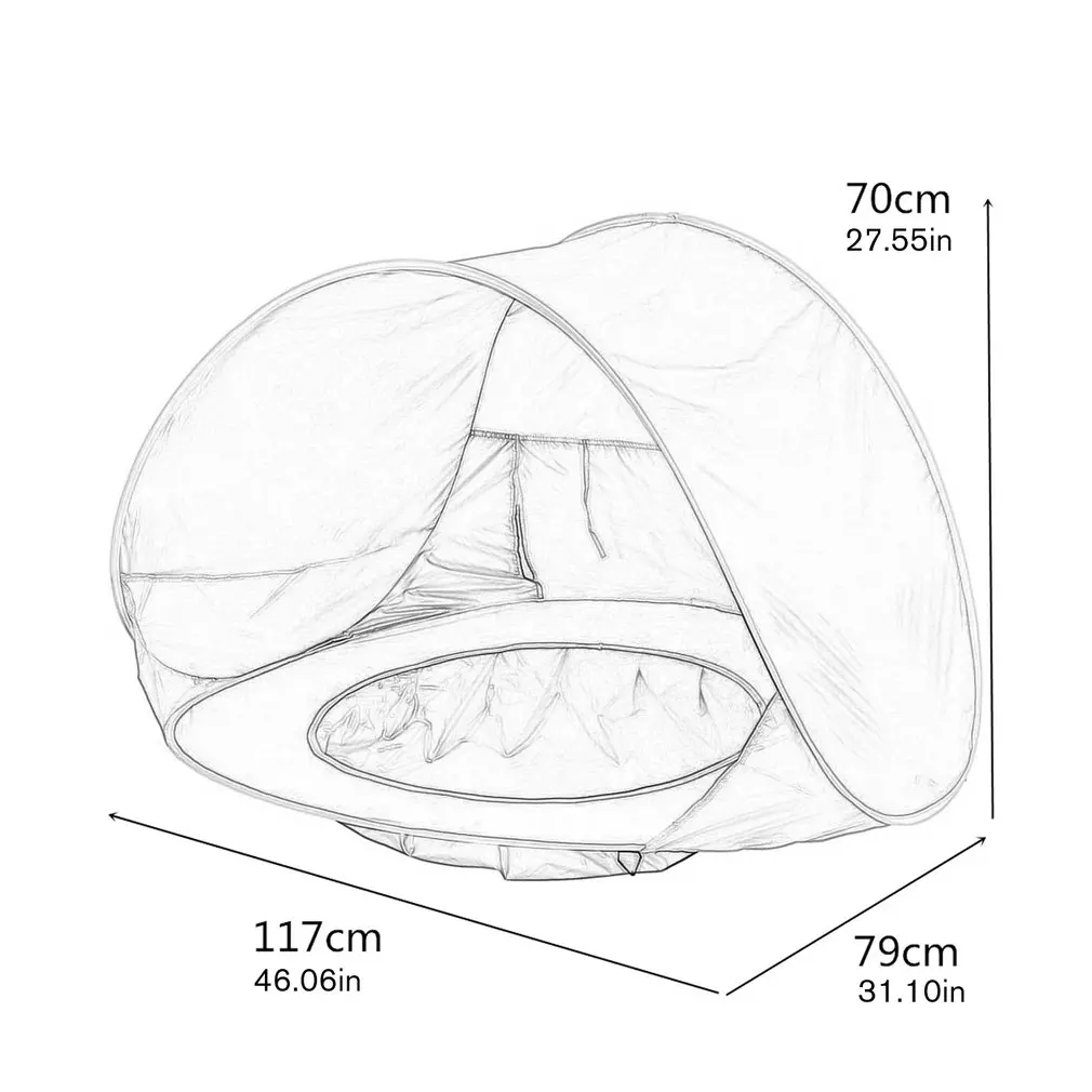 

Waterproof Uv Protection Children Tent Portable Tipi Dry Pool Baby Beach Outdoor Camping Kids Tent Children House Game Tents