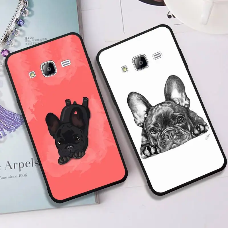 French Bulldog Puppy pattern Phone Case for Samsung J7 J8 2017 2018 J6 J7 J2 J5 prime J4 J7 plus 2015 2016 DUO core neo Covers