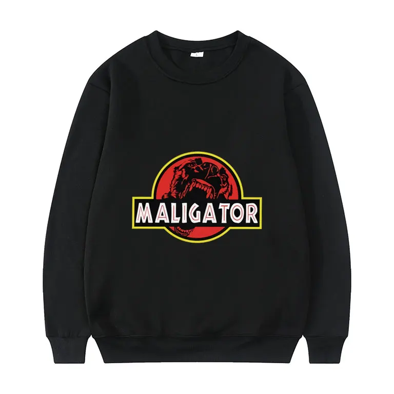 

2021 New Maligator Malinois Dog Print Sweatshirt Men Oversized Loose Sweatshirts Unisex Simple Funny Streetwear Women Pullover