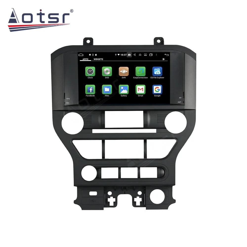 Android 10 0 Автомобильный GPS навигатор мультимедийный авто радио плеер для Ford Mustang 2015