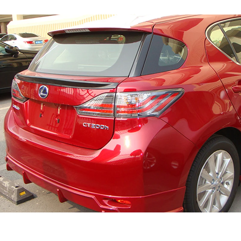 Для Lexus CT200H 2012 2013 2015 украшение автомобиля PU материал Неокрашенный праймер задний