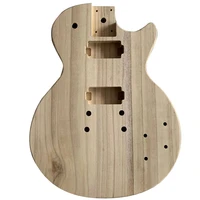 unfinished handcrafted guitar body candlenut wood electric guitar body guitar barrel replacement parts