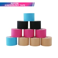 artificial silk fabric kinesiology tape rayon material 2 5cm5cm7cm wide roll for muscle support knee pads